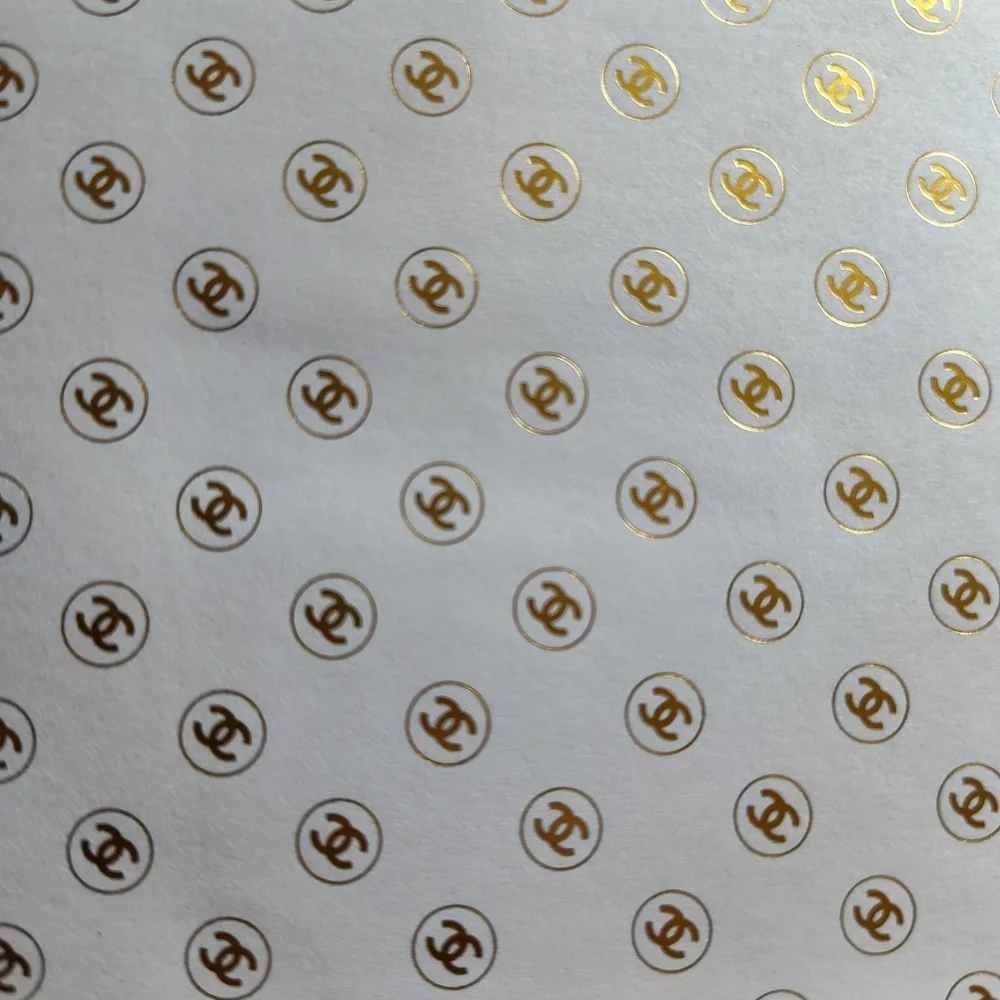 CHANEL Boutique Sticky Note Block Heavy Gold Base Luxury Desk Paper NIB